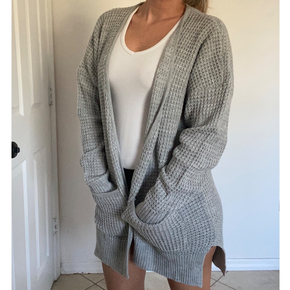 Thick cardigan